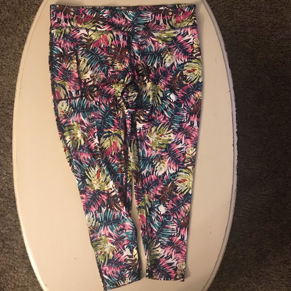 Cute, colorful yoga pants